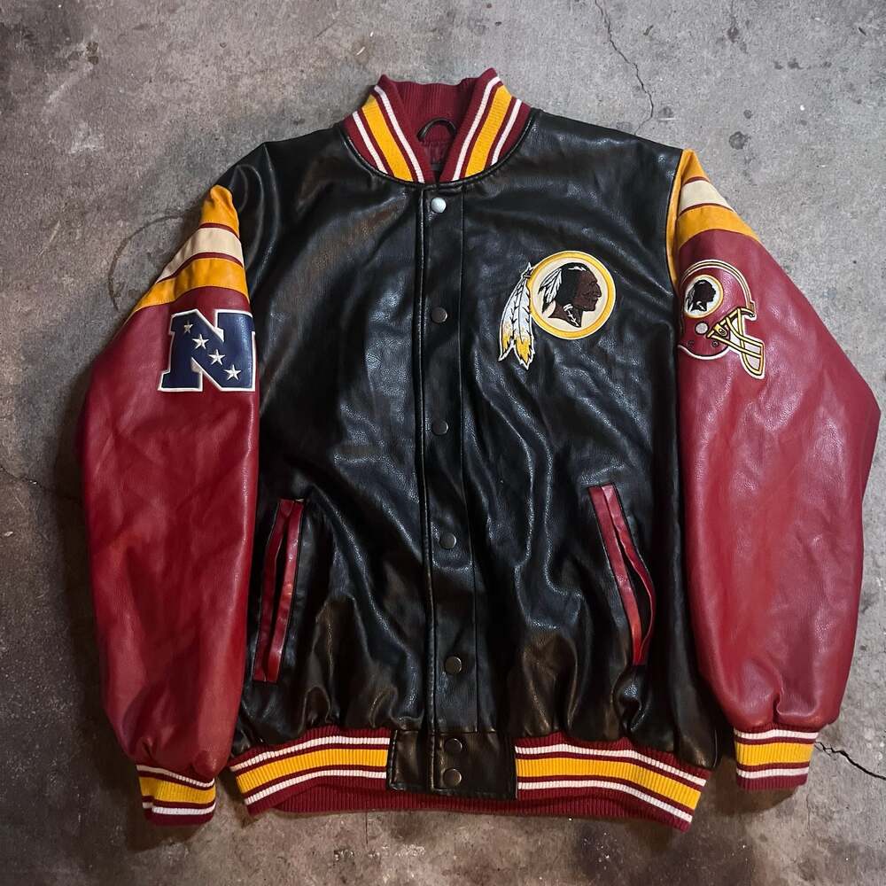 Vintage Washington Redskins NFL Leather Varsity Jacket